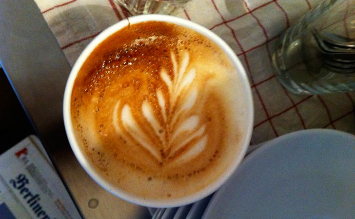 Kristiania Espresso är en skandinavisk kaffebar i Mitte. Foto: Berlinow.com